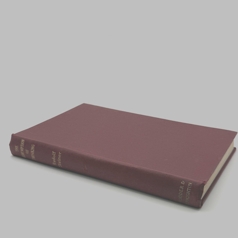 The Redemption of Thinking Rudolf Steiner 1956 HC 1st Printing Hodder Stoughton