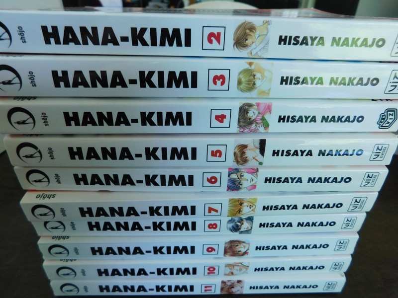 Hana-Kimi Manga Lot of 10 Vol.2-11 Hisaya Nakajo Viz Shojo Paperback gallery