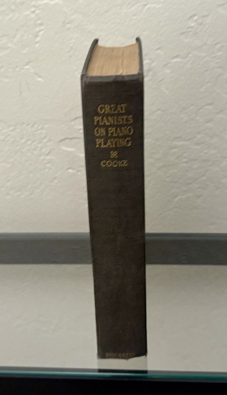 Great Pianists on Piano Playing by James Francis Cooke 1917 HC gallery