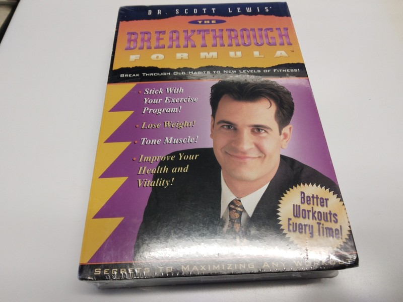 Dr. Scott Lewis «Breakthrough Formula» Audiobook Loose Weigh 4 Cassette Tape New