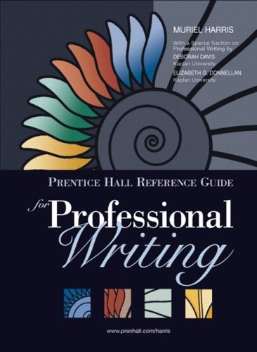 PRENTICE HALL REFERENCE GUIDE FOR PROFESSIONAL WRITING By Harris Mint