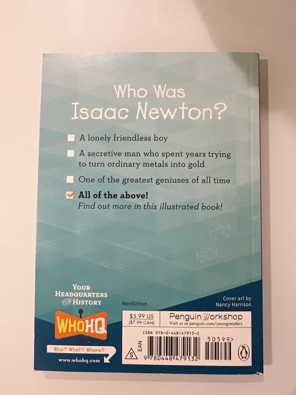 Who Was Isaac Newton? By Who HQ and Janet B. Pascal (2014, Trade Paperback) gallery