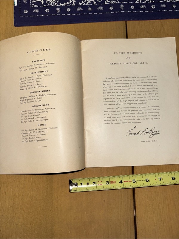A HISTORY OF THE MOTOR TRANSPORT CORPS RECONSTRUCTION PARK 772 (1919) gallery
