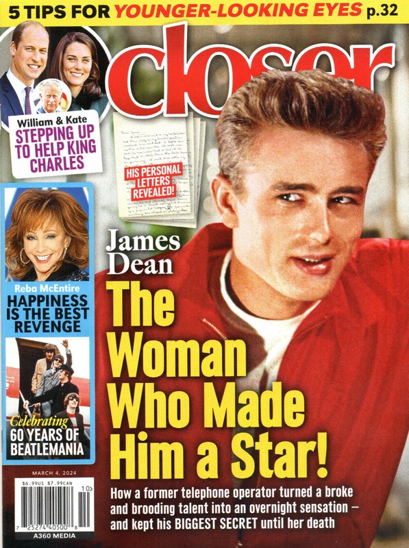 CLOSER Magazine March 4 2024 James Dean The Beatles Jennifer Holliday