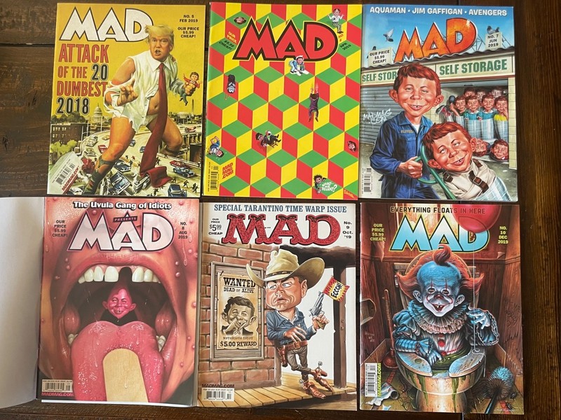 Mad Magazine Lot 23 issues 2019-2022, near complete run (missing #20 2021)
