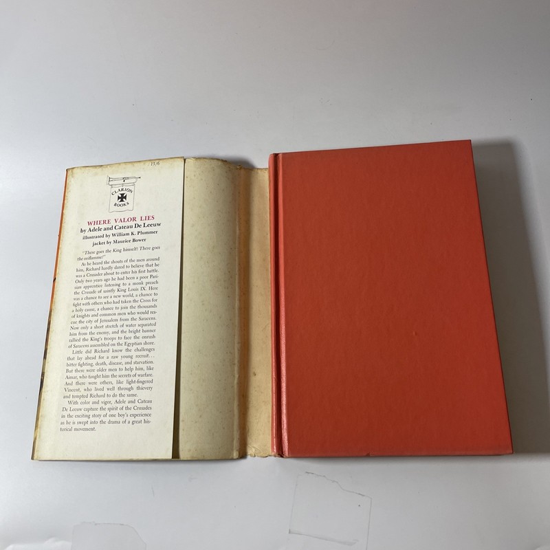 Where Valor Lies - Adele and Cateau Leeuw (HB DJ 1st Ed 1959) illus. Plummer gallery