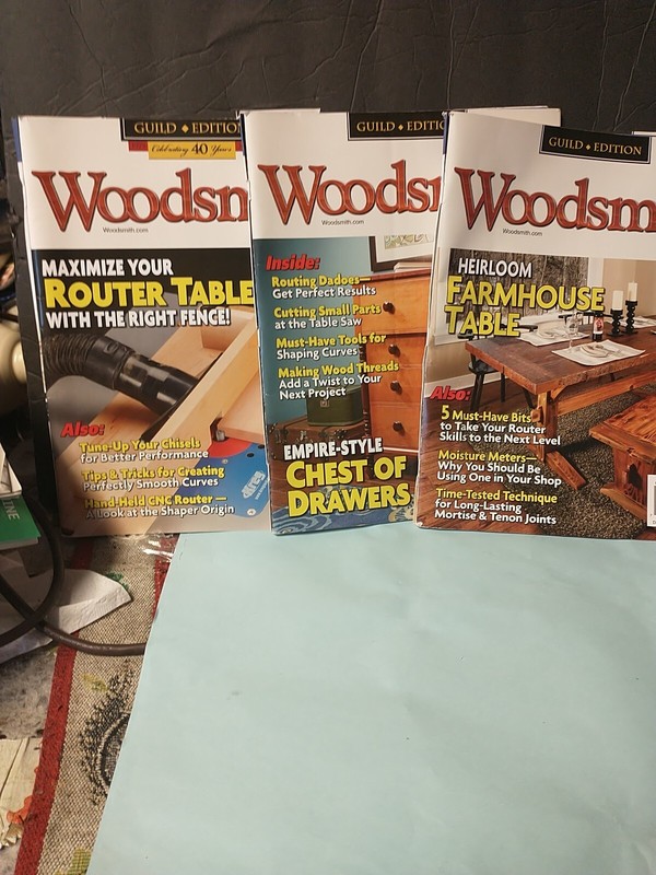 Lot of 3 Woodsmith Guild Magazine 2020 #246,47,48 Vg