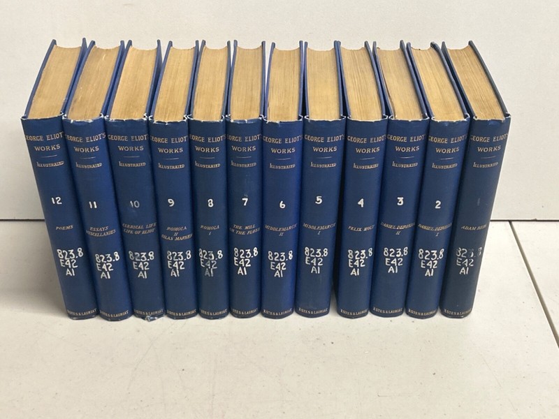 George Elliot’s Works Illustrated 12 Volumes Estes & Lauriat