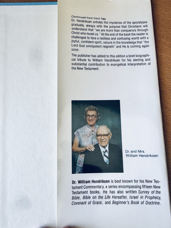 William Hendriksen More Than Conquerors HC Baker Book House Rev Commentary gallery