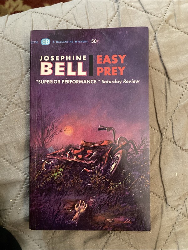 Crime Vintage Pb, Easy Prey by Bell, Ballantine Book U2158, 1964?, NF