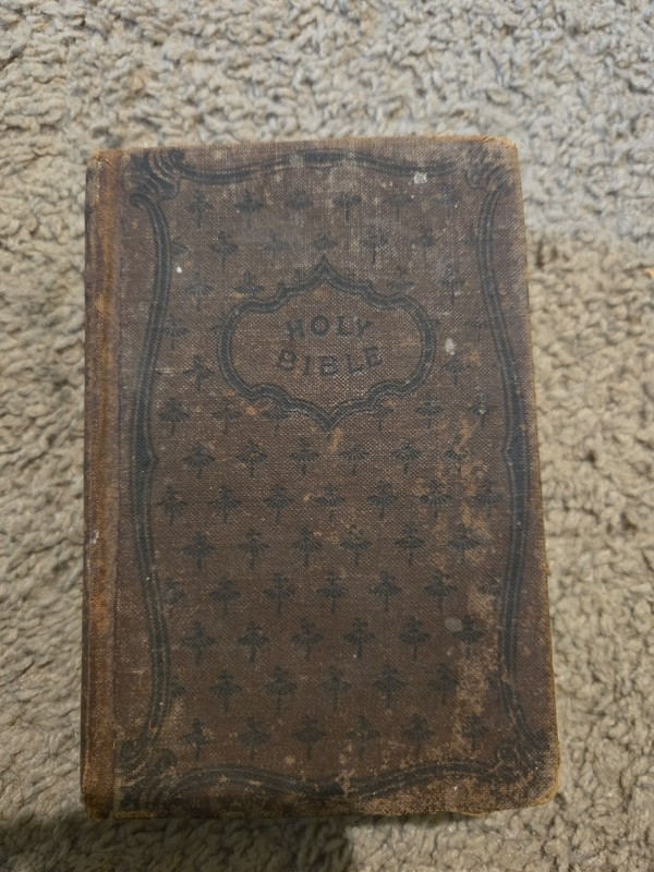 Antique Pocket Bible American Bible Society New York 1897