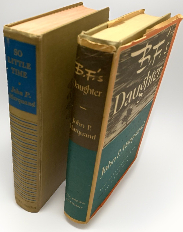 BFs Daughter John P Marquand 1st Edition So Little Time Staging VTG Decor 1940s gallery