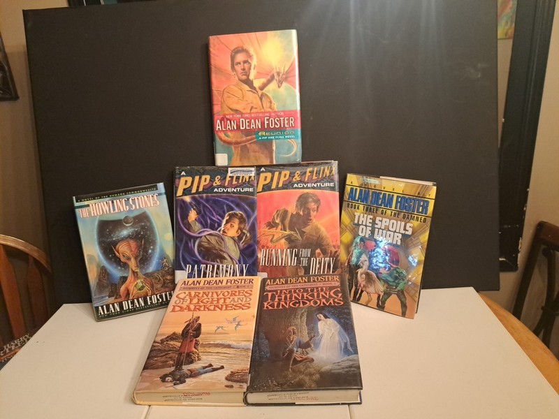 Alan Dean Foster Best Selling Fantasy Author Lot Of 7 Hardcover Library Copies