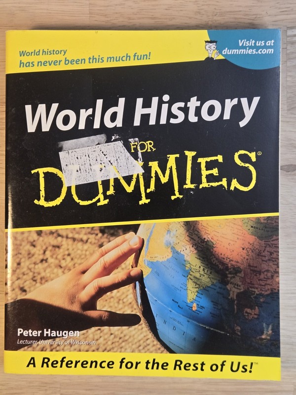 World History For Dummies (For Dummies (Lifestyles Paperback)) – GOOD