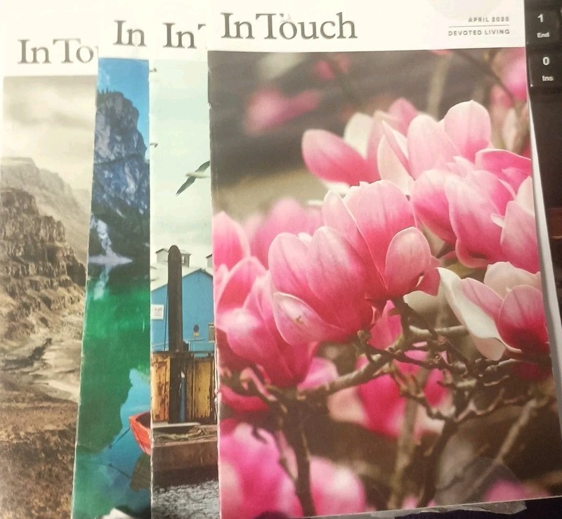 Lot Of 4 In Touch Magazine Devoted Living February-May 2025 B4