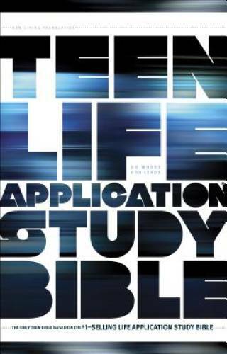 Teen Life Application Study Bible NLT – Hardcover By Tyndale – GOOD