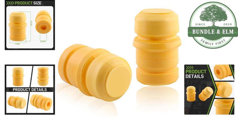Front Bump Stops for Trucks, Jounce Bumpers in Yellow, Vehicle Specific Fit gallery