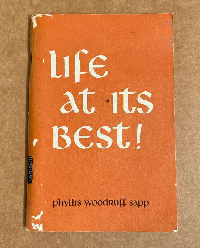 Life at its Best Phyllis Woodruff Sapp 1963 Southern Baptist Study Course