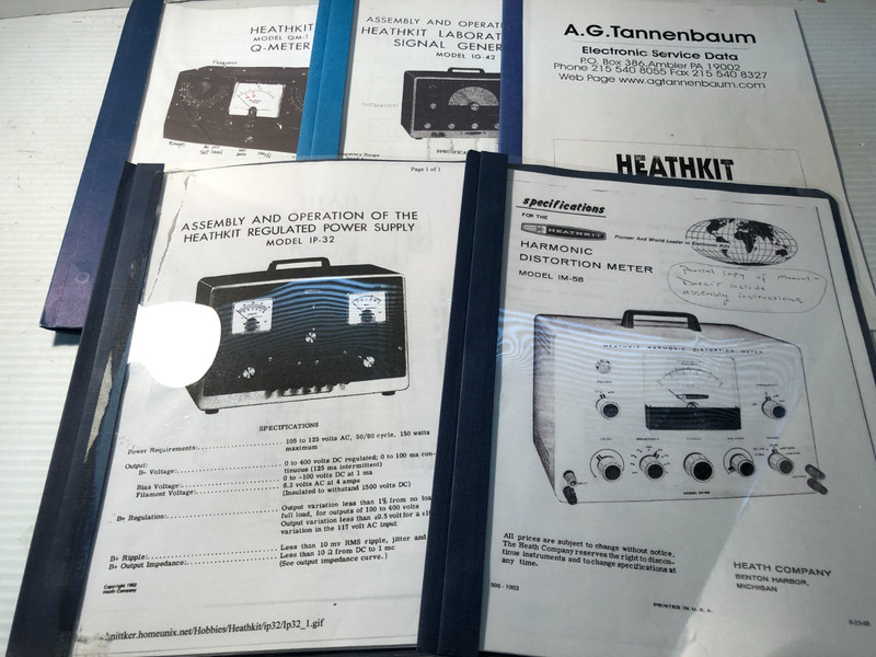 b Vintage HEATHKIT Manuals lot of 17 Electronics Radio Assembly gallery