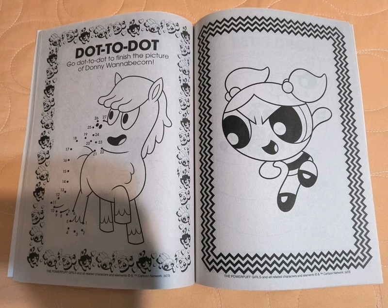THE POWERPUFF GIRLS JUMBO COLORING AND ACTIVITY BOOK BY BENDON NEW! FREE SHIP! gallery