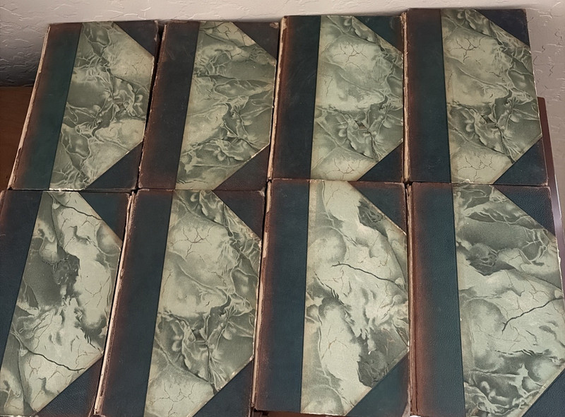 WAVERLEY NOVELS by Sir Walter Scott – HC 8 Vols LOT Midlothian Ed 1900-1915