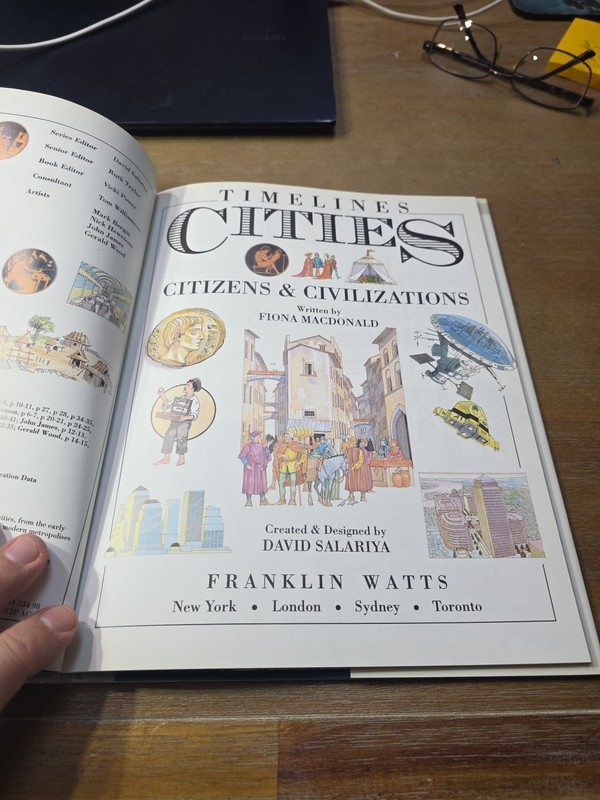 Timelines: Cities : Citizens and Civilizations - Fiona MacDonald (1992, HC/DJ) gallery