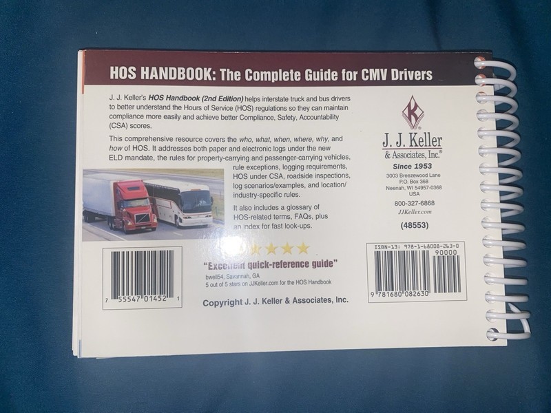 Hos Handbook: The Complete Guide for CMV Drivers by J.J. Keller gallery
