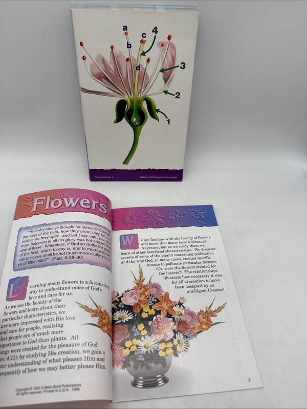 Abeka Flowers Field and Study Cards - 5th & 6th Grade Science gallery