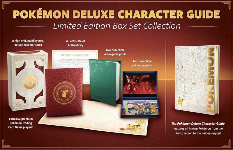 Pokémon Deluxe Character Guide Limited Edition Box Set Collection PRESALE 8/25