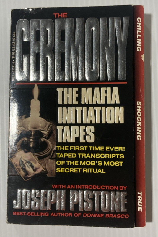 THE CEREMONY: THE MAFIA INITIATION TAPES By David Fischer Pocket Paperback 1992