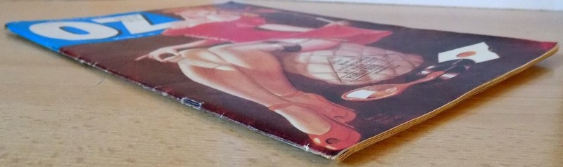 OZ Magazine No.37 Sept 1971 Angry OZ/A World Of Young Love Inverted Cover Issue gallery