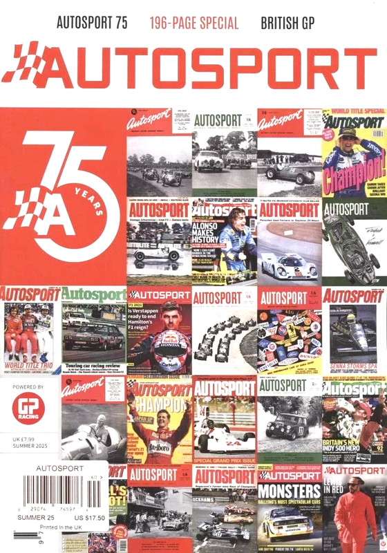 GP RACING | AUTOSPORT MAGAZINE SUMMER 2025 | AUTOSPORT 75 SPECIAL