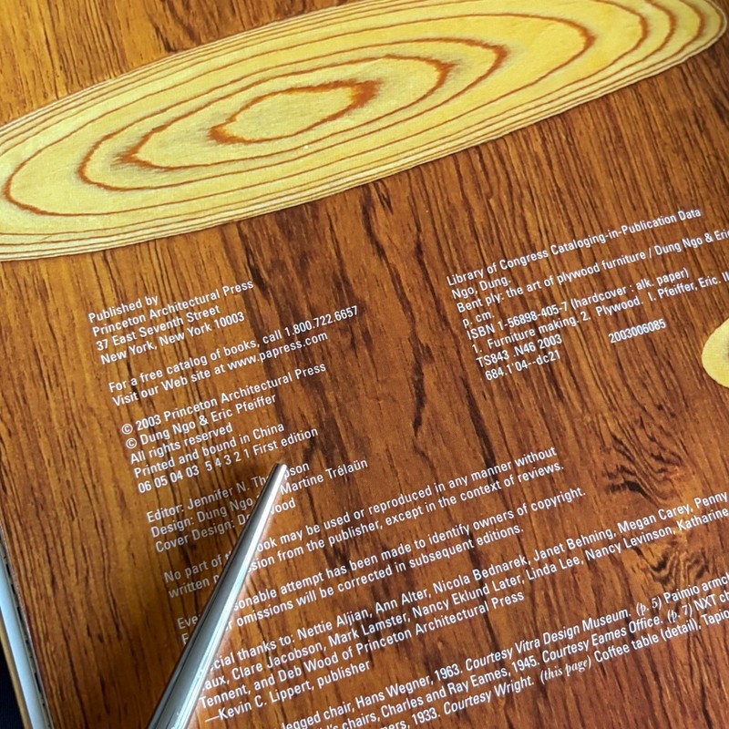 Bent Plywood The Art of Plywood Furniture Hardcover | First Printing 2003 | MCM gallery
