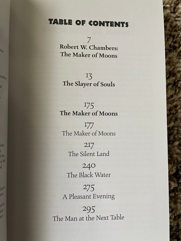 Slayer of Souls / the Maker of Moons Robert W. Chambers (2014, Stark House TP) gallery