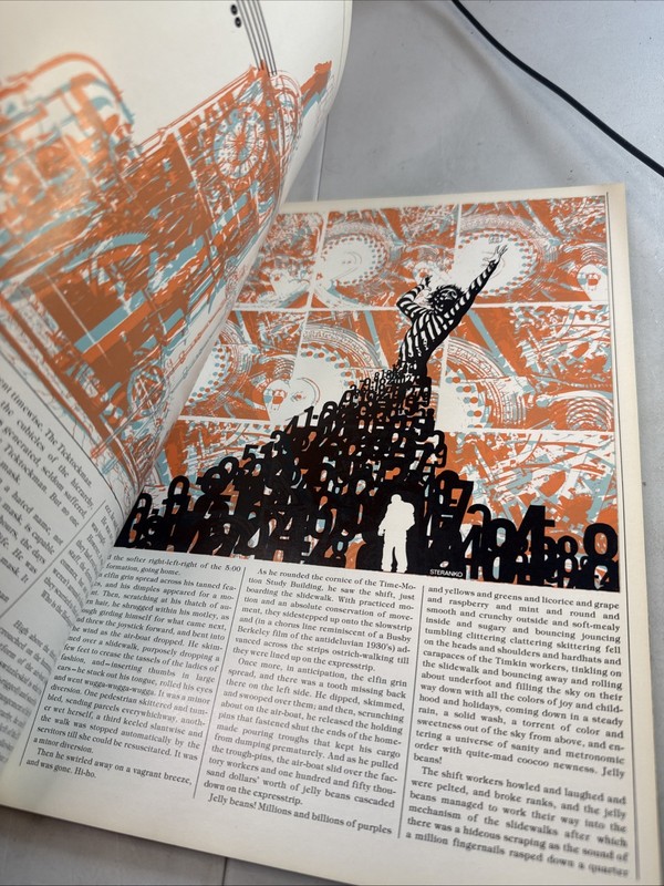 The Illustrated Harlan Ellison Baronet Steranko Adams Softcover Paperback Sci-Fi gallery