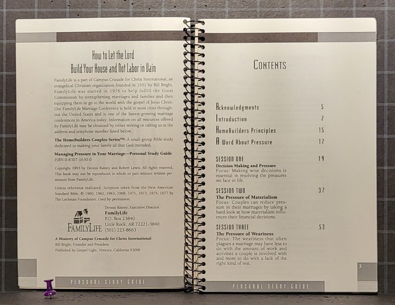 Homebuilders Couples Ser.: Managing Pressure in Your Marriage : 2532 gallery