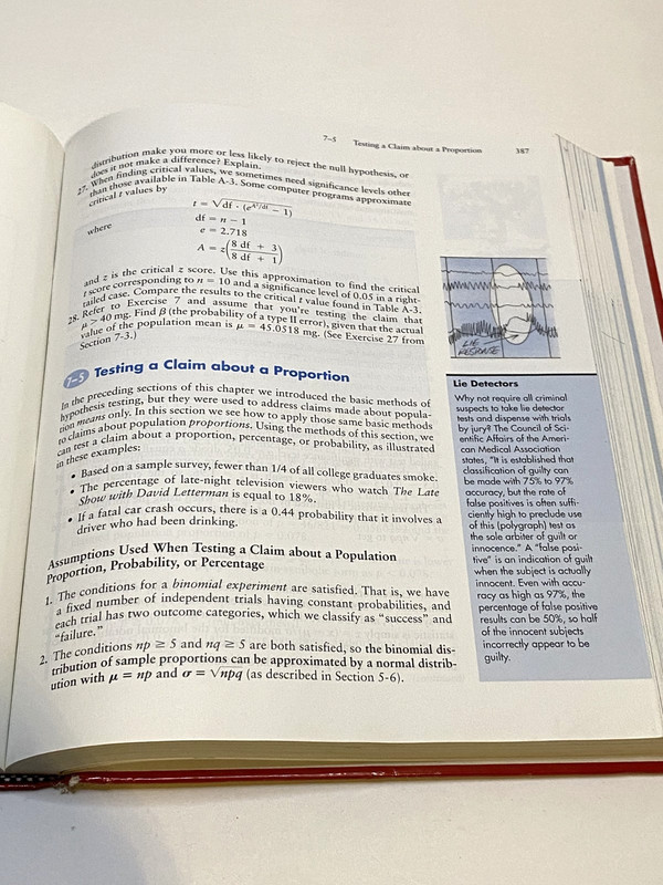 Elementary Statistics 7th Edition Hardcover Mario F Triola 1997 Textbook gallery