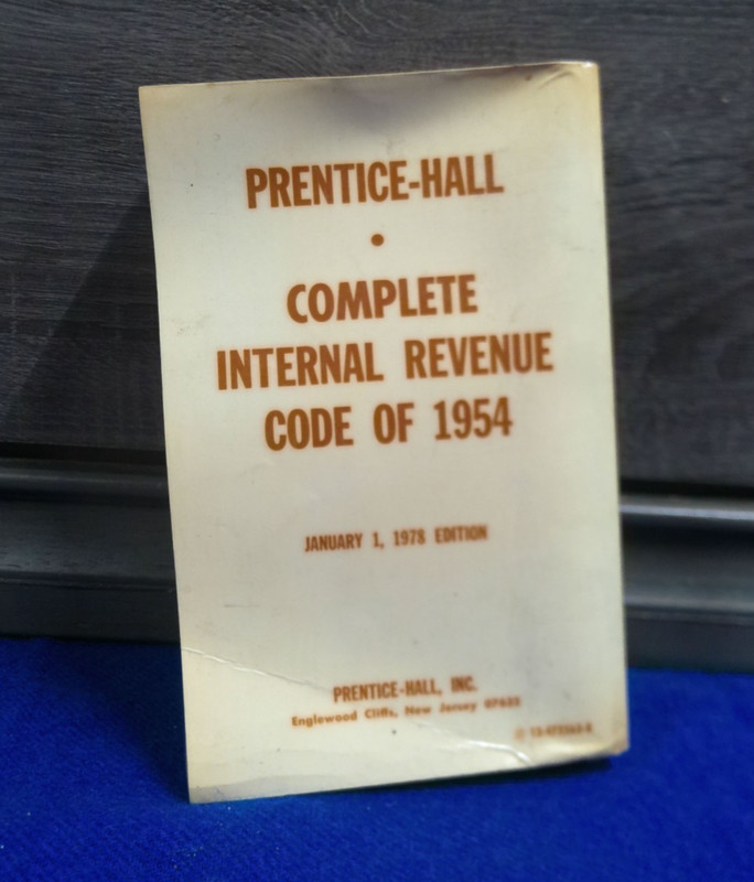 Prentice-Hall Complete Internal Revenue Code of 1954 Jan 1 1978 Edition gallery