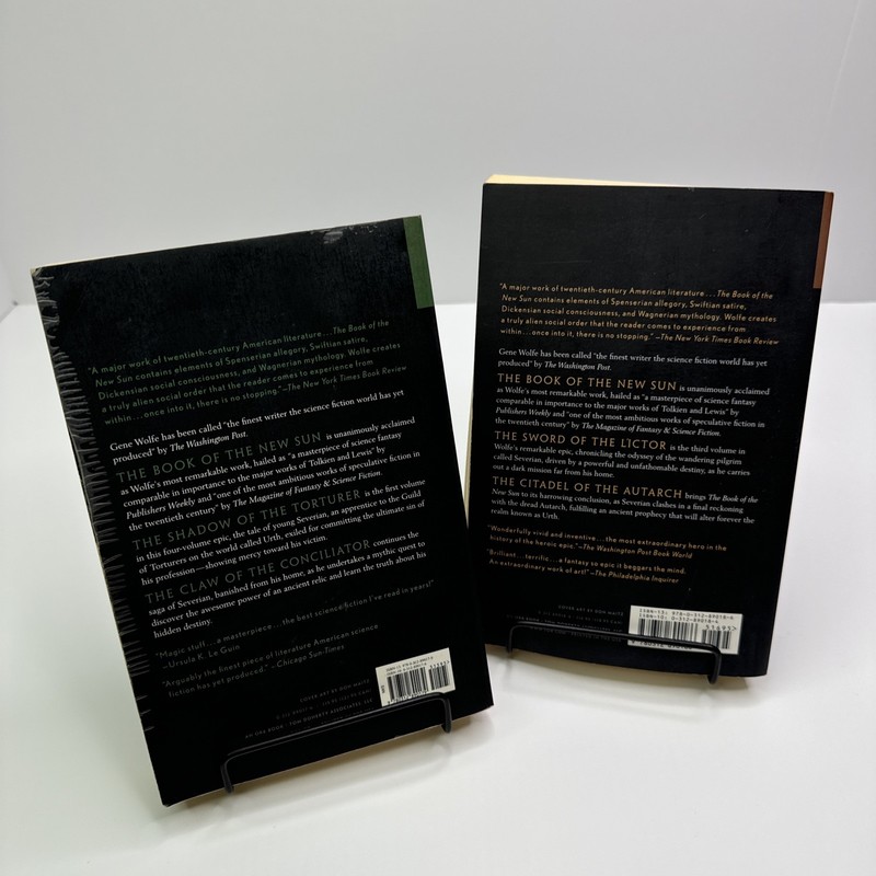 The Book of the New Sun Gene Wolfe Paperbacks First & Second Half Shadow Claw Sw gallery