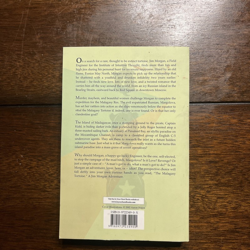 THE MALAGASY TORTOISE By James Halon, A Jim Jordan Adventure Maybe Signed gallery