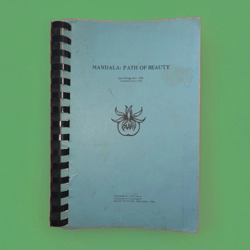 Mandala Path of Beauty Kellog 1984 PB 2ND Print 143 pg RARE