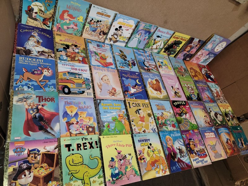 Lot of 10 A Little Golden Vintage Walt Disney Classic Kids Books MIX UNSORTED gallery