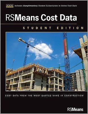 RSMeans Cost Data, + Website – paperback, 1118335902, RSMeans