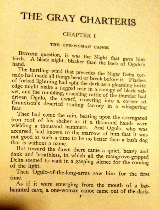 1922 The Gray Charteris by Robert Simpson H/C 319 Pages gallery