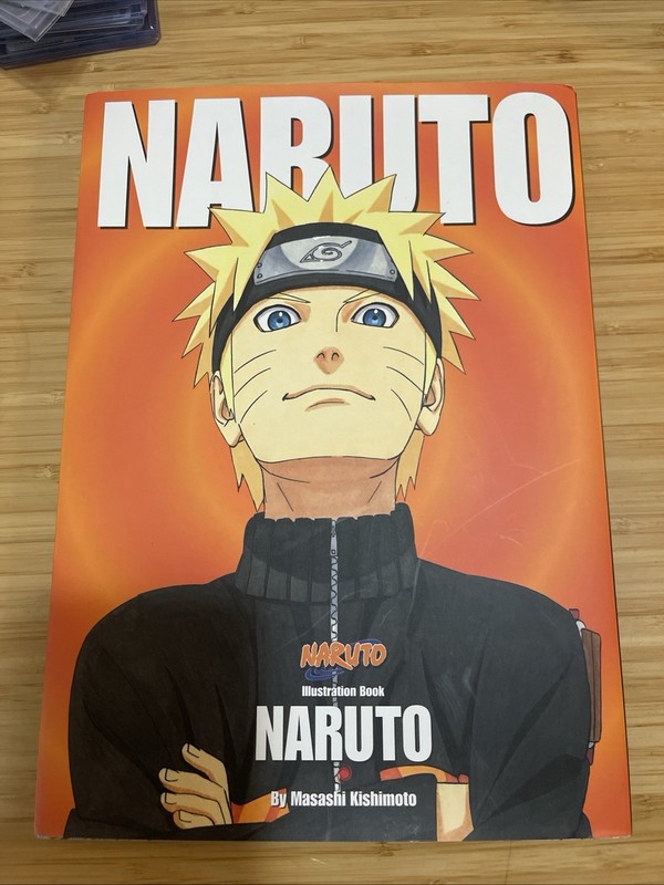 Naruto Illustration Book Shonen Jump Viz 2009 1st Print Masashi Kishimoto