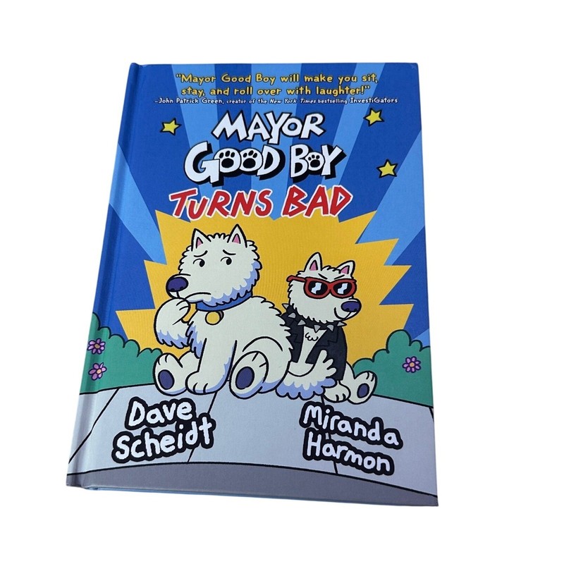 Mayor Good Boy Turns Bad Dave Scheidt Miranda Harmon Hardcover Graphic Novel 3