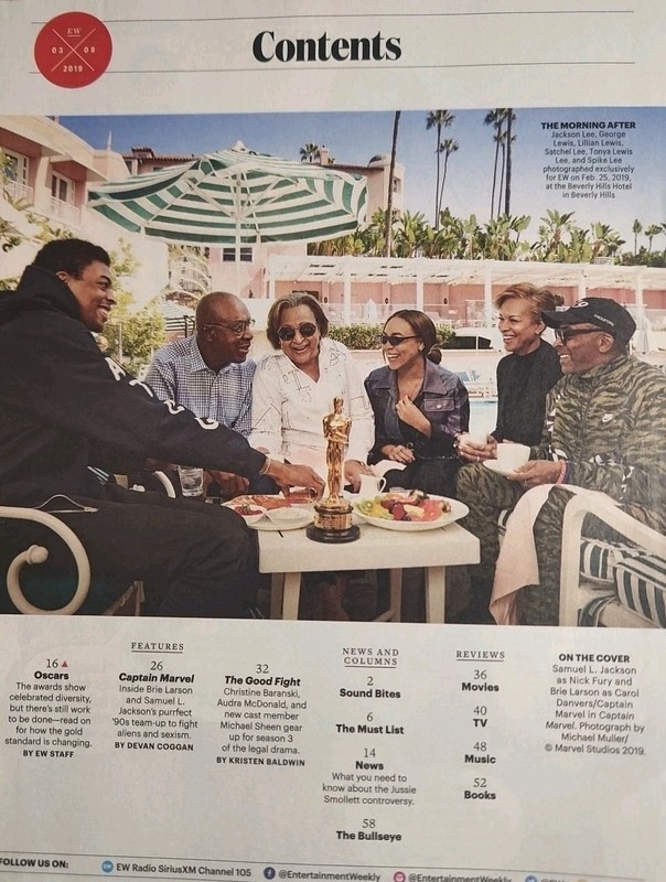 Vintage Entertainment Weekly Magazine March 8 2019 Captain Marvel Oscars gallery