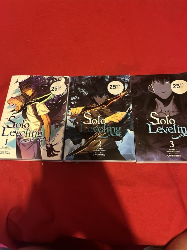 Solo Leveling: Vol. 1 & 2 by Chugong, Dubu (Redice Studio) 2021, full color pbk